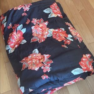 Twin Floral Comforter Bedding Set